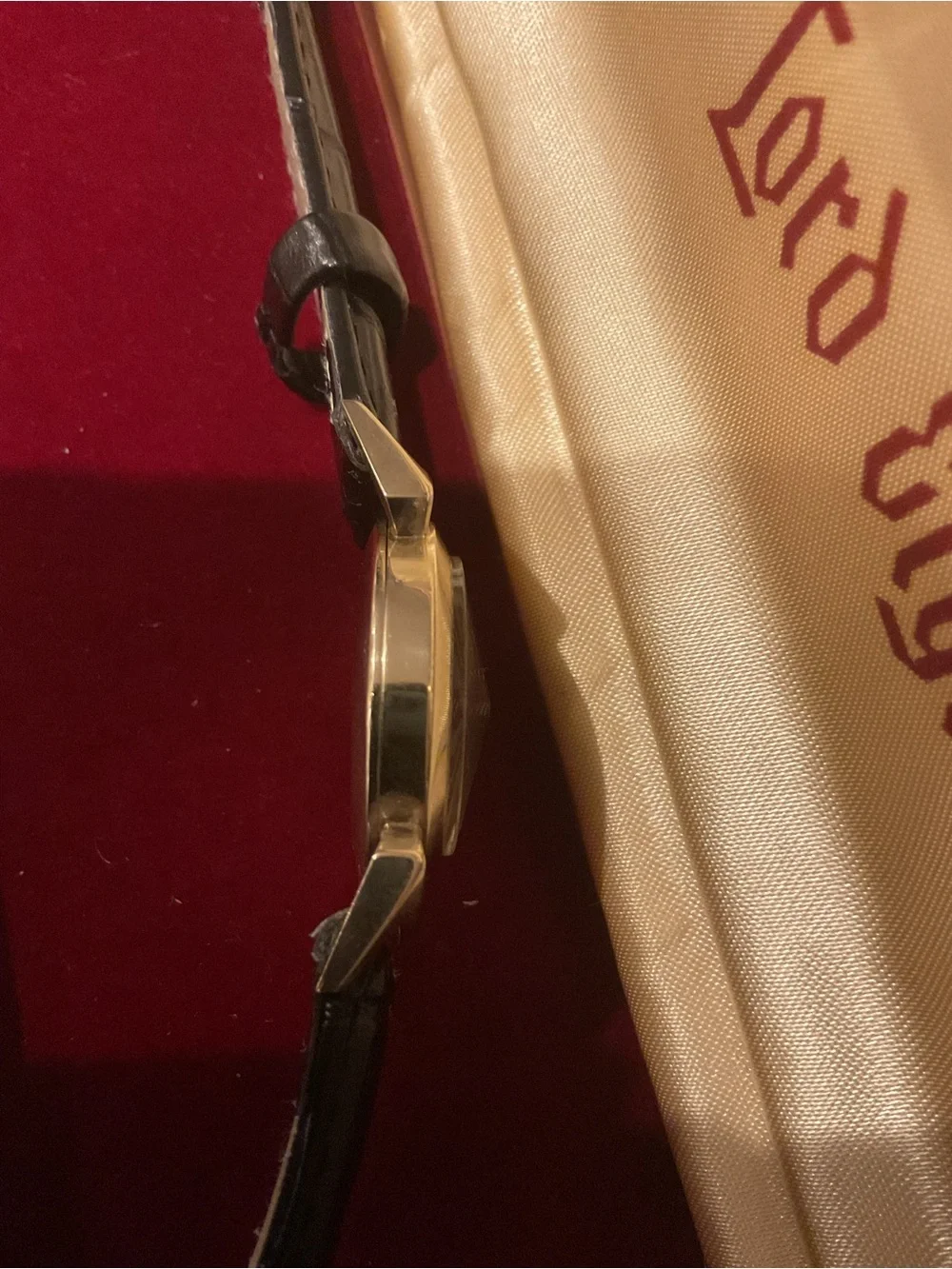 14k Gold Filled Men's Lord Elgin Black Knight